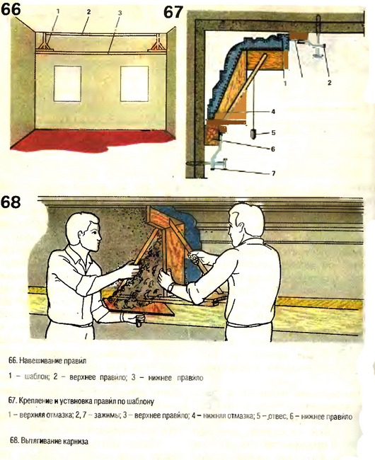 Выполнение архитектурных деталей